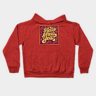 Hello New Year Kids Hoodie